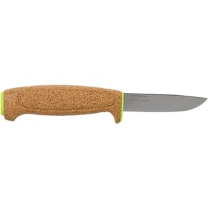 Morakniv Drijvend mes - Vast lemmet van roestvrij staal met fijne rand - groen, 9,4 cm