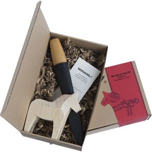 Morakniv Woodcarving Kit Dalahorse 120 Carbon