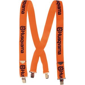 Original Husqvarna 505618500 Oranje bretels met metalen clips