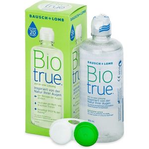 Biotrue Multi-Purpose Lenzenvloeistof, 300 ml - Kussent en Herhydrateert Zachte Contactlenzen voor Comfortabel Dragen - Conditioneert, Reinigt, Verwijdert Eiwitten, Desinfecteert en Spoelt