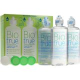 Biotrue multi purpose solution  + 3x lenshouder Lenzenvloeistof
