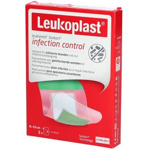Leukoplast Hechtpleister - Leukomed Sorbact - 8x10cm - Waterdicht - Latexvrij