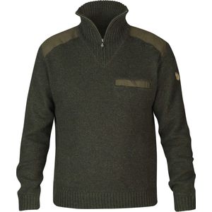 Fjällräven - Koster Sweater - Vest - Donkergrijs - Katoen