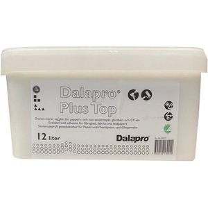 Dalapro Plus Top - ecolabel muurlijm voor glasvezel, stoffen en behangpapier 12L