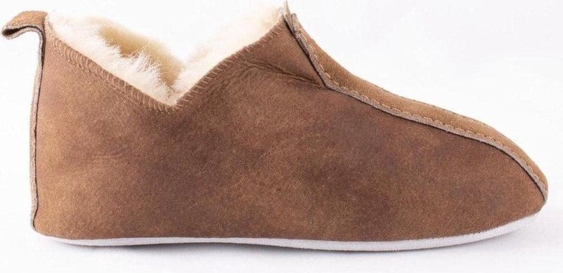 Shepherd of Sweden - Henrik - Pantoffel - Antique Cognac - Schapenvacht/Suède
