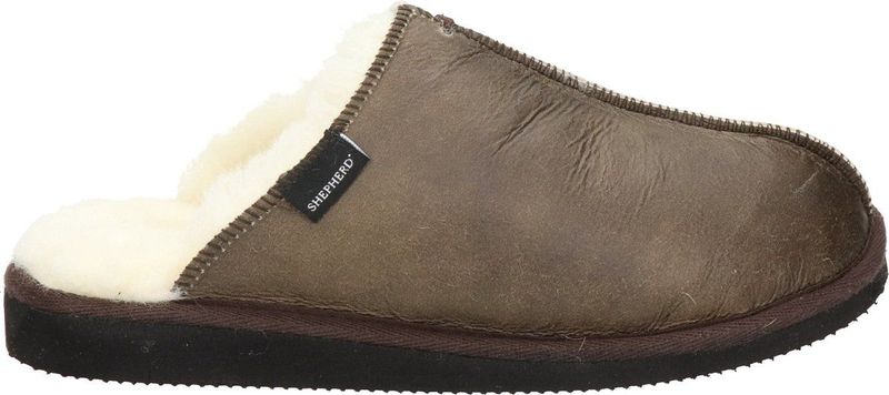 Shepherd Pantoffels - Hugo in Leer met Zachte Schapenvacht