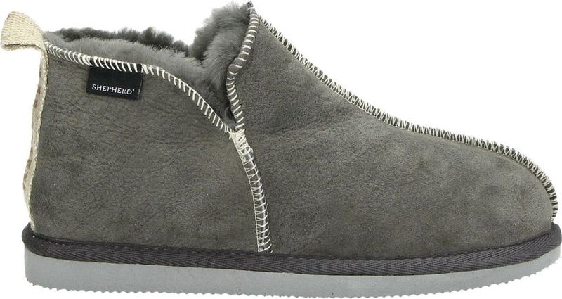 Shepherd of Sweden - Louise - Pantoffels - Grijs - Dames - Zachte Enkellange
