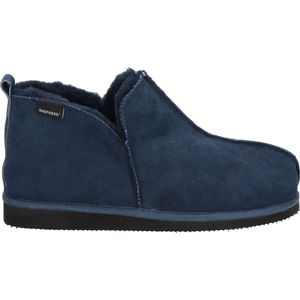 Shepherd of Sweden - Anton - Pantoffel - Dark Navy - Schapenvacht en Suède