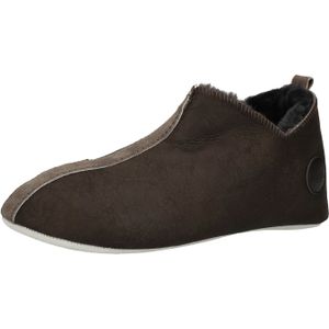 Shepherd of Sweden - Henrik - Pantoffel - Grijs - Schapenvacht en Suède