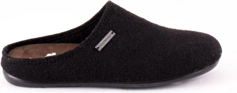 Shepherd - Jon - Heren Sloffen - Black - Wol/Rubber