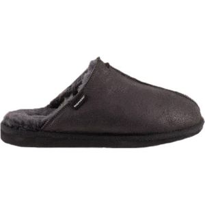 Shepherd of Sweden - Hugo - Pantoffel - Zwart - Schapenvacht - Suède