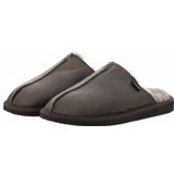 Shepherd Hugo Slipper 1201253 stone oiled antique doubleface für Herren, braun, Gr. 43 EU