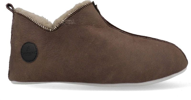 Shepherd of Sweden - Henrik - Pantoffel - Stone - 100% Schapenvacht