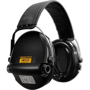 Sordin Supreme Pro-X Black Leather