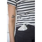 ImseVimse Wasbaar bio maandverband mini / inlegkruisjes - Wit - 3 stuks