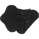 ImseVimse wasbare inlegkruisjes - zwart - 3 stuks - duurzaam - herbruikbaar - wasbaar - zonder plastic