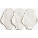 ImseVimse Wasbare String Inlegkruisjes bio katoen, 3 stuks, wit