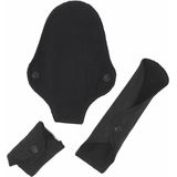 ImseVimse Wasbare String Inlegkruisjes bio katoen, 3 stuks, zwart