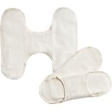 ImseVimse maandverband wasbaar zonder sluiting - 3 stuks - wit