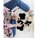 ImseVimse inlegkruisjes wasbaar zonder sluiting - 3 stuks - zwart