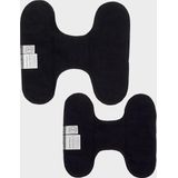 ImseVimse - Imse - Wasbaar Maandverband - Zwart - Biologisch Katoen OEKO-TEX® Gecertificeerd - 3 Stuks