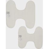 ImseVimse inlegkruisjes wasbaar - zonder sluiting - biologisch katoen OEKO-TEX® gecertificeerd - zonder PUL - 3 stuks - wit