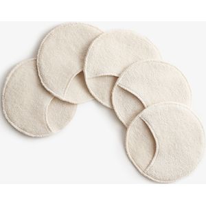 Imse Pocket - Wasbare Make-up reinigingspads - Naturel - Biologisch katoen - Herbruikbare wattenschijfjes - 100% afbreekbaar