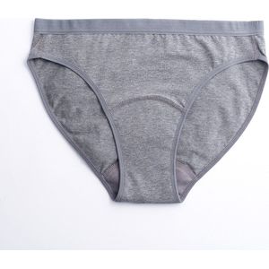 ImseVimse - Imse - Menstruatieondergoed - Grijs - Bikini Model - Lichte Menstruatie