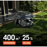 Mähroboter Aspire R4 für 400 m² Fläche, Akku Rasenmäher Roboter, Steuerung per Connect App (inkl. Sprachsteuerung, Wlan, Bluetooth) - Husqvarna