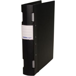 KEBA ergo map A4+ zwart- zwart  55mm 4 rings GLX-4532