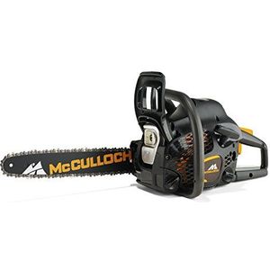 McCulloch kettingzaag CS 42S: Kettingzaag 1500 W motorvermogen, 35 cm bladlengte, ergonomisch handvat, dubbele ketting rem, zwart