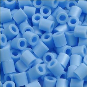 Creativ Company - Nabbi - Strijkkralen - Medium - Pastel blauw - 5x5mm - 2,5mm gatgrootte - Zakje 1100st