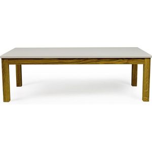 Tenzo 3570-083 Fresh Designer salontafel hout, warm grijs/eiken, 60 x 120 x 38 cm