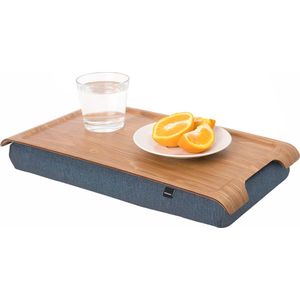Bosign Mini Laptray/Schoottafel Wilgenhout - Grijs - Small - 43 x 23 x 6 cm
