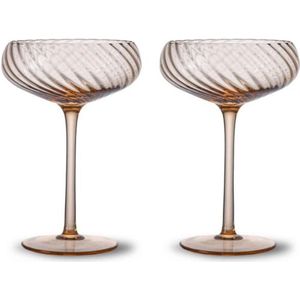Mrs. Jones Plastic Champagneglazen 150 ml - Set van 25 - Roségoud