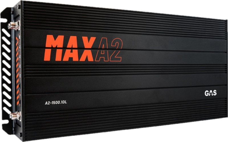 GAS - MAX Level 2 Mono Versterker - Zwart - Hoogwaardige Prestaties