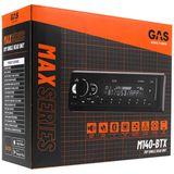 GAS - MAX M140-BTX - Autoradio - Zwart - 1-DIN - Bluetooth, AUX, USB