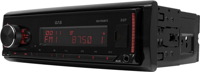 GAS - MAX M140-BTX - Autoradio - Zwart - 1-DIN - Bluetooth, AUX, USB