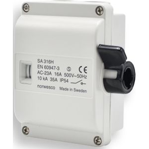 Basic - Werkschakelaar - IP54 - Max. 16A - 3 Polig - 230V
