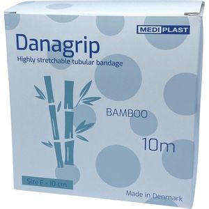 Danagrip Compressief Bamboe Buisverband voor bovenbeen 10cm x 10m