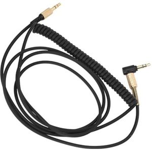 3,5 Mm Naar 3,5 Mm Verlengkabel, Intrekbare 3,5 Mm Naar 3,5 Mm Spiraalkabel PVC Buitenste Plug-and-play Vervanging voor Major 2 II Monitor voor ANC-monitor