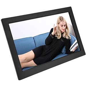 Slimme Fotolijst, 100‑240 V Digitale Fotolijst, Automatisch Draaien, 32 GB, Uitbreidbaar, 10,1 Inch voor Verjaardagsfeestje (EU-stekker)