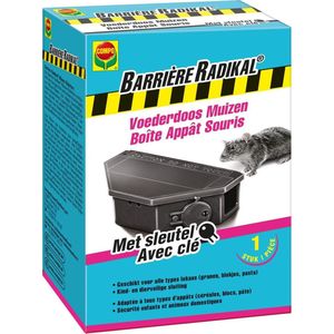 Voederdoos Barrière Radical muizen - met sleutel