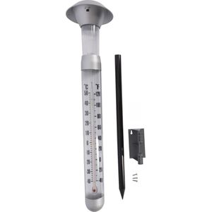 Thermometer met solar lamp
