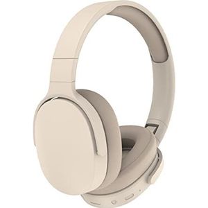 yosemite Draadloze Bluetooth Headset, HiFi Opvouwbare Intelligente Ruisonderdrukking Verstelbare Draadloze Headset, Bluetooth-compatibele 5.1 Stereo Over Ear Hoofdtelefoon voor Sport Reizen Beige