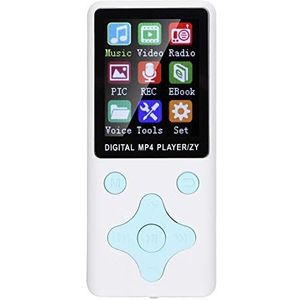 Ondersteunt 32G-geheugenkaart, Muziekspeler, MP4-speler, Rhombus 4.2-knoppen voor Muziekliefhebbers, (WHITE)