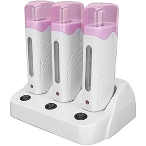 Roll-on Wax Warmer Kit, 3-delige Epilatormachine Ontharing Wax Warmer, Professionele Elektrische Waxverwarmer Machine voor Ontharing Draagbare Elektrische Ontharing Wax