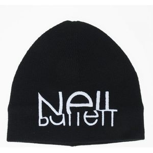 Neil Barrett muts met gesneden logo, zwarte hoed