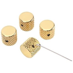 4 Stuks Gouden Metalen Bedieningsknoppen Met Moersleutelset Voor Vervangingsonderdelen Voor Gitaar Gitaar Onderdelen Accessoires