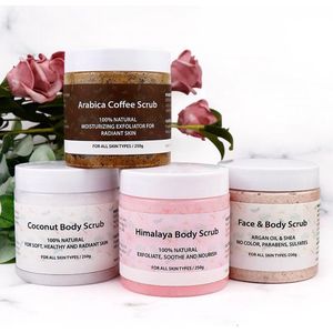 Body scrub - Coconut - Natuurlijk - Bodyscrub -Scrub - Scrubzout - Scrub gezicht - Kokosnoot